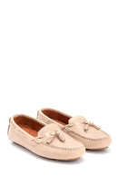 Kadın Püsküllü Deri Loafer | Derimod Kadın Püsküllü Deri Loafer | Derimod