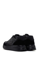 Alberto Guardiani Men's Black Winner Thick Soled Leather Sneaker | Derimod Alberto Guardiani Men's Black Winner Thick Soled Leather Sneaker | Derimod