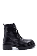 Women's Zippered Leather Boots | Derimod Women's Zippered Leather Boots | Derimod