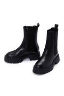 Women's Black Leather Chelsea Boots | Derimod Women's Black Leather Chelsea Boots | Derimod
