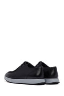 Men's Black Lace Up Leather Casual Shoes | Derimod Men's Black Lace Up Leather Casual Shoes | Derimod