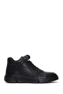 Men's Black Leather Sports Boots | Derimod Men's Black Leather Sports Boots | Derimod