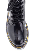 Women's Transparent Sole Patent Leather Boots | Derimod Women's Transparent Sole Patent Leather Boots | Derimod