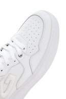 Alberto Guardiani Kadın Beyaz Zincirli Deri Sneaker | Derimod Alberto Guardiani Kadın Beyaz Zincirli Deri Sneaker | Derimod