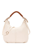 Women's Cream Long Strap Shoulder Bag | Derimod Women's Cream Long Strap Shoulder Bag | Derimod