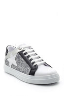 Women's Starry Glitter Sneaker | Derimod Women's Starry Glitter Sneaker | Derimod