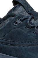 Geox Men's Navy Spherica Active Lace-Up Leather Sneaker | Derimod Geox Men's Navy Spherica Active Lace-Up Leather Sneaker | Derimod