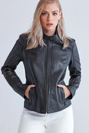 Norma Kadın Deri Ceket | Derimod Norma Kadın Deri Ceket | Derimod