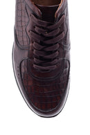 Erkek Kroko Desenli Sneaker | Derimod Erkek Kroko Desenli Sneaker | Derimod