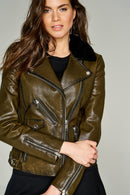 Lily Kadın Deri Ceket | Derimod Lily Kadın Deri Ceket | Derimod