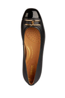 Geox Kadın Siyah Annytah Deri Babet | Derimod Geox Kadın Siyah Annytah Deri Babet | Derimod