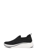 Derimod Zero Women's Black Thick Soled Fabric Sneaker | Derimod Derimod Zero Women's Black Thick Soled Fabric Sneaker | Derimod