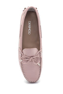 Women's Leather Bow Detailed Loafer | Derimod Women's Leather Bow Detailed Loafer | Derimod