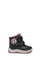 Geox Baby Girl Black Flannel Abx Banded Waterproof Leather Boots | Derimod Geox Baby Girl Black Flannel Abx Banded Waterproof Leather Boots | Derimod