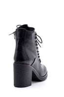 Women's Heeled Boots with Lace Detail | Derimod Women's Heeled Boots with Lace Detail | Derimod