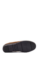 Kadın Taba Dolgu Topuklu Süet Deri Comfort Loafer | Derimod Kadın Taba Dolgu Topuklu Süet Deri Comfort Loafer | Derimod