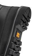 Caterpillar Men's Black Colorado Galosh WP Lace-Up Leather Combat Boots | Derimod Caterpillar Men's Black Colorado Galosh WP Lace-Up Leather Combat Boots | Derimod