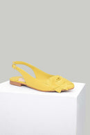 Çiçekli Sarı Kadın Ayakkabı | Derimod Çiçekli Sarı Kadın Ayakkabı | Derimod