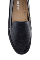 Women's Leather Glitter Loafer | Derimod Women's Leather Glitter Loafer | Derimod