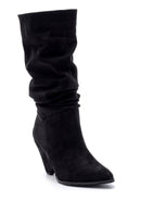 Women's Suede Heeled Boots | Derimod Women's Suede Heeled Boots | Derimod