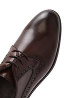 Men's Brown Laced Leather Classic Shoes | Derimod Men's Brown Laced Leather Classic Shoes | Derimod