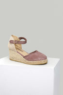 Pudra Dolgu Topuk Kadın Espadril | Derimod Pudra Dolgu Topuk Kadın Espadril | Derimod