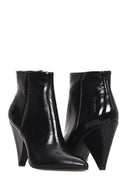 Women's Patent Leather Heeled Boots | Derimod Women's Patent Leather Heeled Boots | Derimod
