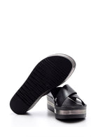 Women's Wedge Heeled Slippers | Derimod Women's Wedge Heeled Slippers | Derimod