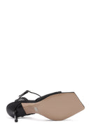 Women's Black Ankle Buckle High Thin Heel Sandals | Derimod Women's Black Ankle Buckle High Thin Heel Sandals | Derimod