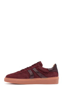 Kadın Bordo Bağcıklı Süet Deri Sneaker | Derimod Kadın Bordo Bağcıklı Süet Deri Sneaker | Derimod