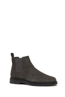 Geox Men's Brown Spherica Ec1 Suede Leather Chelsea Boots | Derimod Geox Men's Brown Spherica Ec1 Suede Leather Chelsea Boots | Derimod