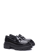 Women's Leather Casual Thick Sole Loafer | Derimod Women's Leather Casual Thick Sole Loafer | Derimod