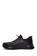 Erkek Siyah Deri Casual Sneaker | Derimod Erkek Siyah Deri Casual Sneaker | Derimod