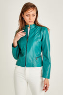 Viola Kadın Deri Ceket | Derimod Viola Kadın Deri Ceket | Derimod