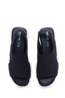 Geox Women's Navy Blue D Spherica Ec5 Sandals | Derimod Geox Women's Navy Blue D Spherica Ec5 Sandals | Derimod