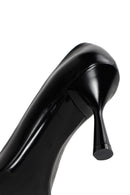 Women's Black Buckle Detailed Heeled Leather Stiletto | Derimod Women's Black Buckle Detailed Heeled Leather Stiletto | Derimod