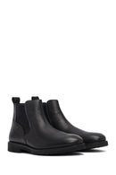 Male Black Leather Chelsea Boots | Derimod Male Black Leather Chelsea Boots | Derimod