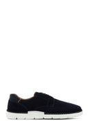 Men's Navy Blue Lace-up Leather Casual Shoes | Derimod Men's Navy Blue Lace-up Leather Casual Shoes | Derimod