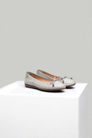 Gri Kadın Deri Babet | Derimod Gri Kadın Deri Babet | Derimod