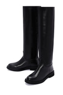 Women's Black Leather Boots | Derimod Women's Black Leather Boots | Derimod
