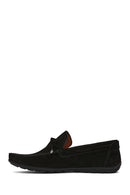 Erkek Siyah Süet Deri Casual Loafer | Derimod Erkek Siyah Süet Deri Casual Loafer | Derimod