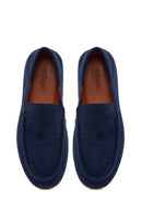Male Navy Suede Leather Loafer | Derimod Male Navy Suede Leather Loafer | Derimod