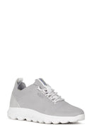 Geox Kadın Gri Spherica Bağcıklı Kumaş Sneaker | Derimod Geox Kadın Gri Spherica Bağcıklı Kumaş Sneaker | Derimod