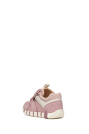 Geox Kız Bebek Pembe Iupidoo Bantlı Deri Sneaker | Derimod Geox Kız Bebek Pembe Iupidoo Bantlı Deri Sneaker | Derimod