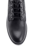 Women's Studded Detailed Leather Boots | Derimod Women's Studded Detailed Leather Boots | Derimod