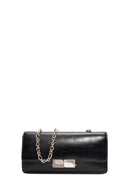 Kadın Siyah Zincir Askılı Kol Çantası | Derimod Kadın Siyah Zincir Askılı Kol Çantası | Derimod