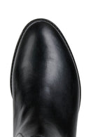 Geox Kadın Siyah Felicity Deri Fermuarlı Çizme | Derimod Geox Kadın Siyah Felicity Deri Fermuarlı Çizme | Derimod