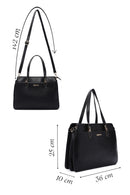 Women's Black Long Strap Classic Handbag | Derimod Women's Black Long Strap Classic Handbag | Derimod