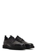 Men's Black Lace-Up Leather Casual Shoes | Derimod Men's Black Lace-Up Leather Casual Shoes | Derimod