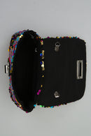 Colorful Sequin Women's Clutch Bag | Derimod Colorful Sequin Women's Clutch Bag | Derimod